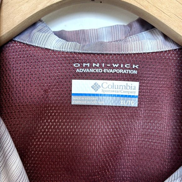 Columbia Pilsner Peak Ombre Long Sleeve Ditty Long Sleeve Omniwick Shirt Size XL - Picture 4 of 16